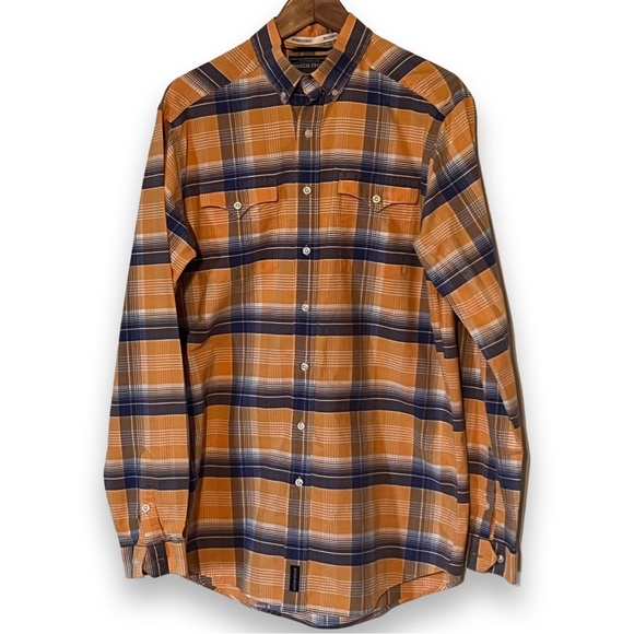 2/$25 | Rough Stock Panhandle Slim | Plaid Button Down - Size LT - Picture 1 of 8